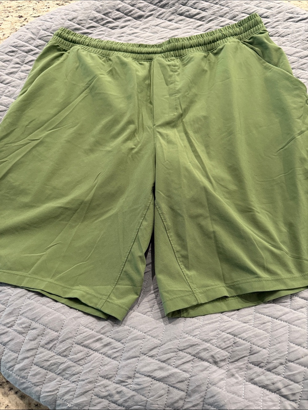 lululemon athletica Men's Olive Performance Shorts